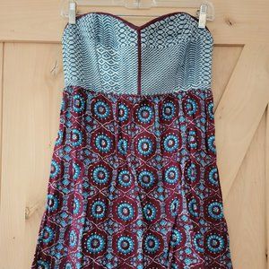 Roxy Boho Strapless Sundress